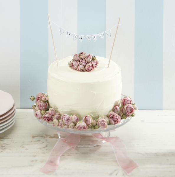 Cake Topper Bunting - MR & MRS